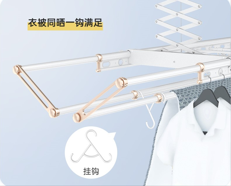 智能晾衣架怎么设置手机遥控_智能晾衣架遥控器说明_智能遥控晾衣架多少钱